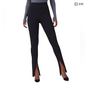 SPANX Perfect Front Slit Legging in Black